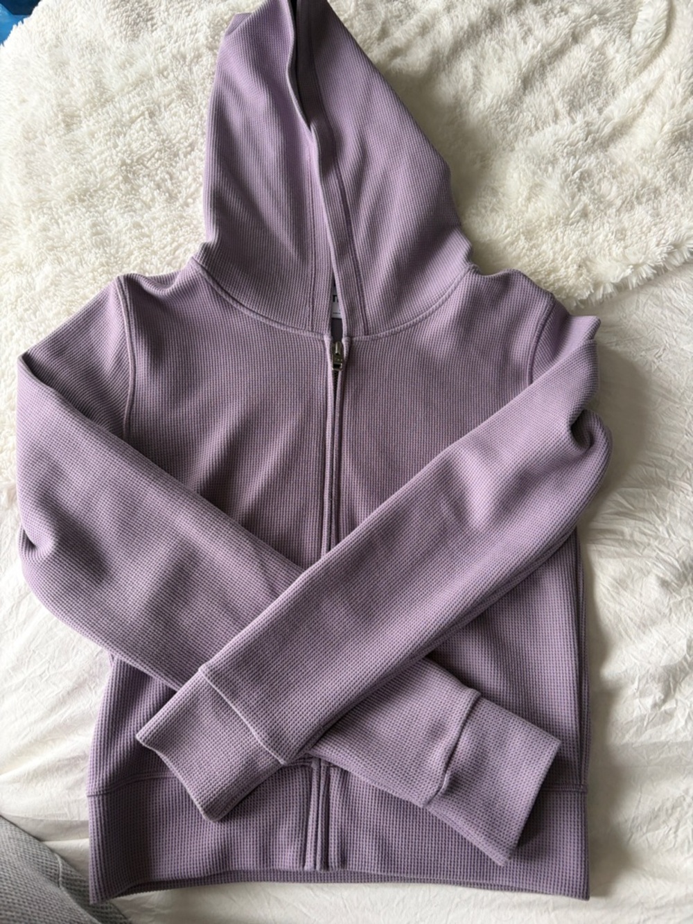 TNA Lavender Zip Front Hoodie